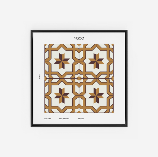 Baldosa Criolla 10”x10” Poster | Ponce