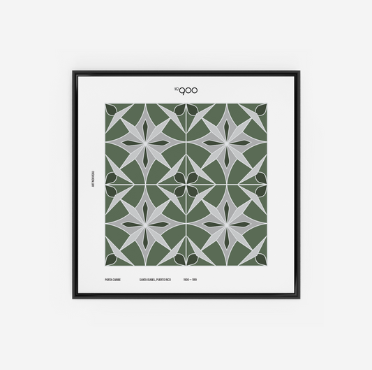 Baldosa Criolla 10”x10” Poster | Santa Isabel
